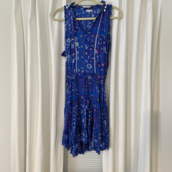 Poupette st barths blue floral dress - Picture 1 of 3